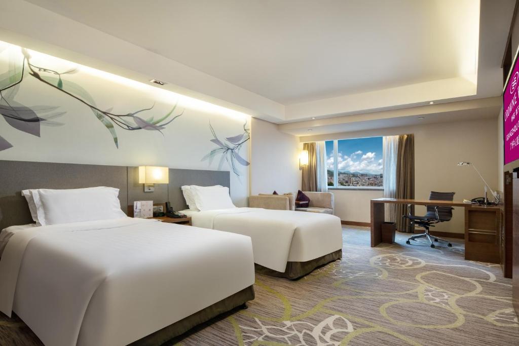 Двухместный (2 Twin Beds Premium) отеля Crowne Plaza Guangzhou City Centre, Гуанчжоу