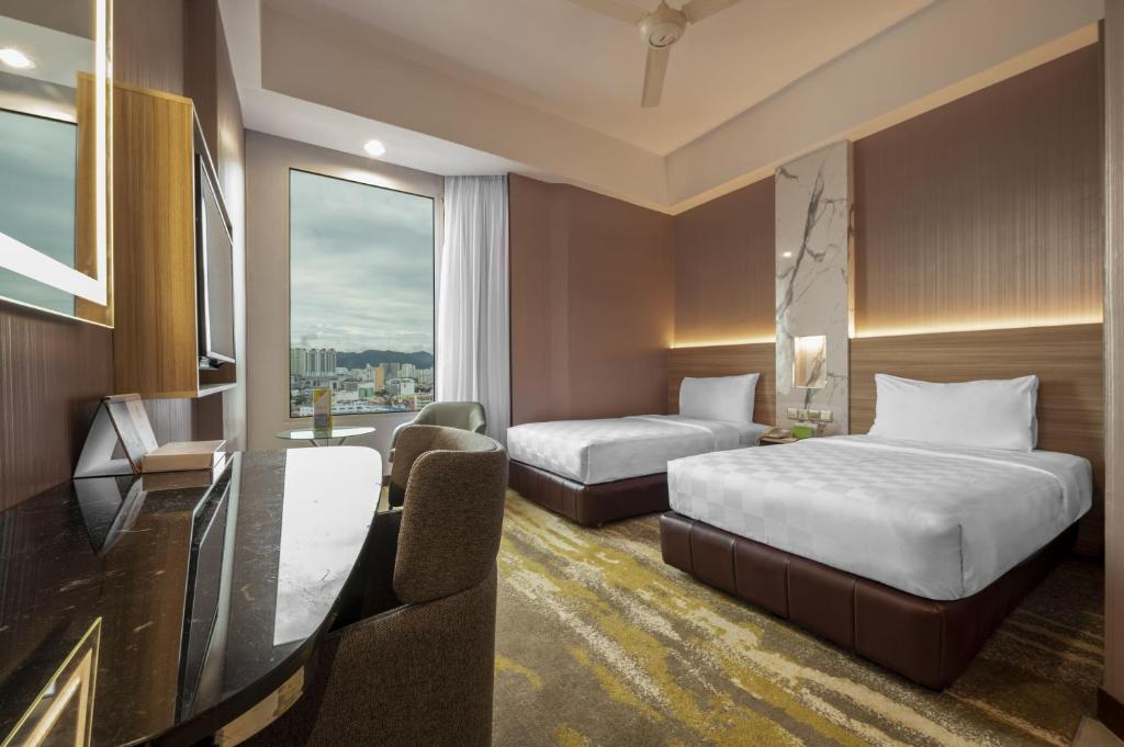 Одноместный (Двухместный номер Делюкс с 2 отдельными кроватями) отеля Cititel Penang, Джорджтаун