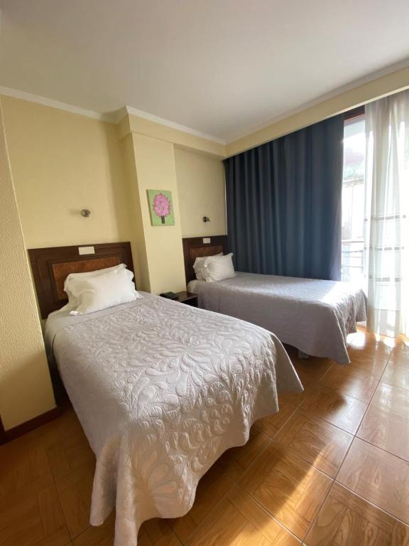Двухместный (Двухместный номер эконом-класса с 2 отдельными кроватями) отеля Hotel Porto Mar, Матозиньюш