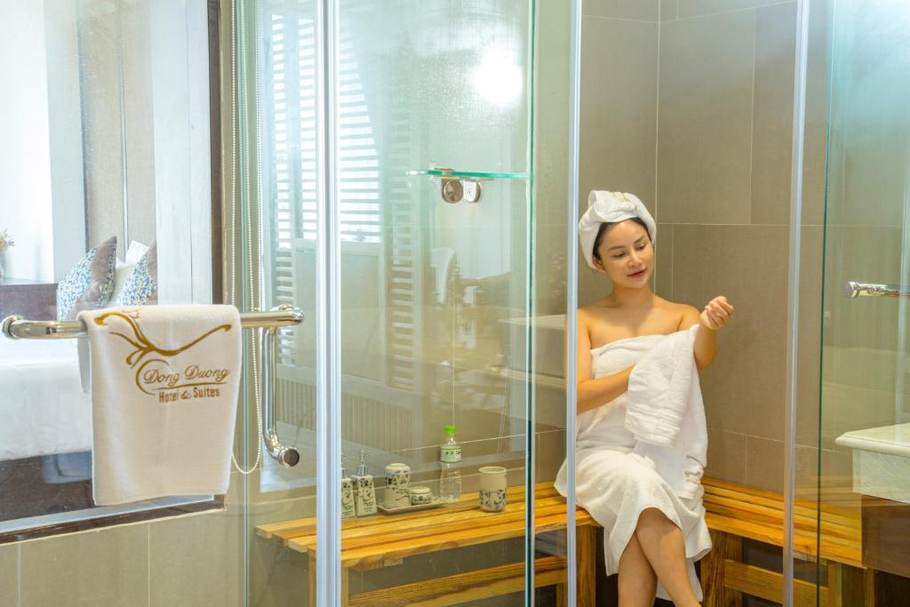 Сьюит (One - Bedroom Apartment with Balcony & Steam bath), Dong Duong Hotel & Suites