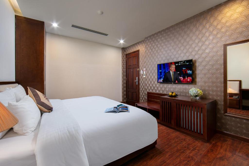 Двухместный (Двухместный номер Делюкс с 1 кроватью или 2 отдельными кроватями) отеля Midori Boutique Hotel, Ханой