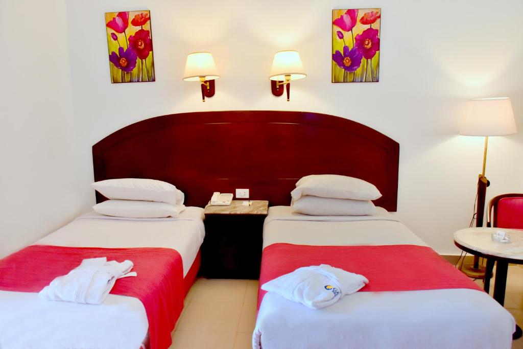 Двухместный (Стандартный двухместный номер с 1 кроватью - Только для граждан и постоянных жителей Египта - Вид на внутреннюю территорию) курортного отеля Gafy Resort, Шарм-эль-Шейх