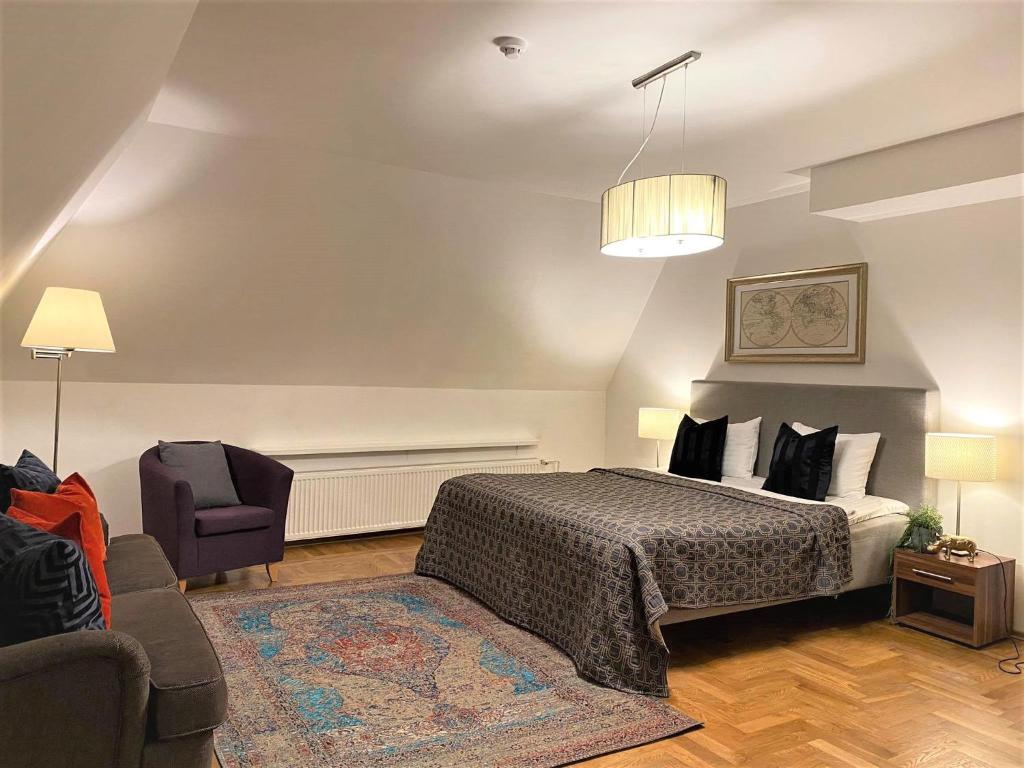 Апартаменты (Апартаменты Делюкс с 2 спальнями: Kohtu 10), Tallinn City Apartments Old Town Toompea