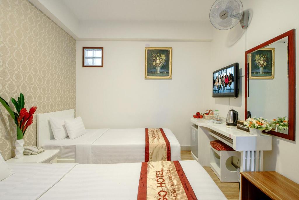 Двухместный (Улучшенный двухместный номер с 1 кроватью или 2 отдельными кроватями — Без окна) отеля LaFelix Hotel, Хошимин