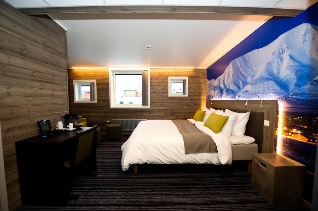 Двухместный (Двухместный номер Делюкс с 1 кроватью) отеля Svalbard Hotell & Lodge, Лонгйир