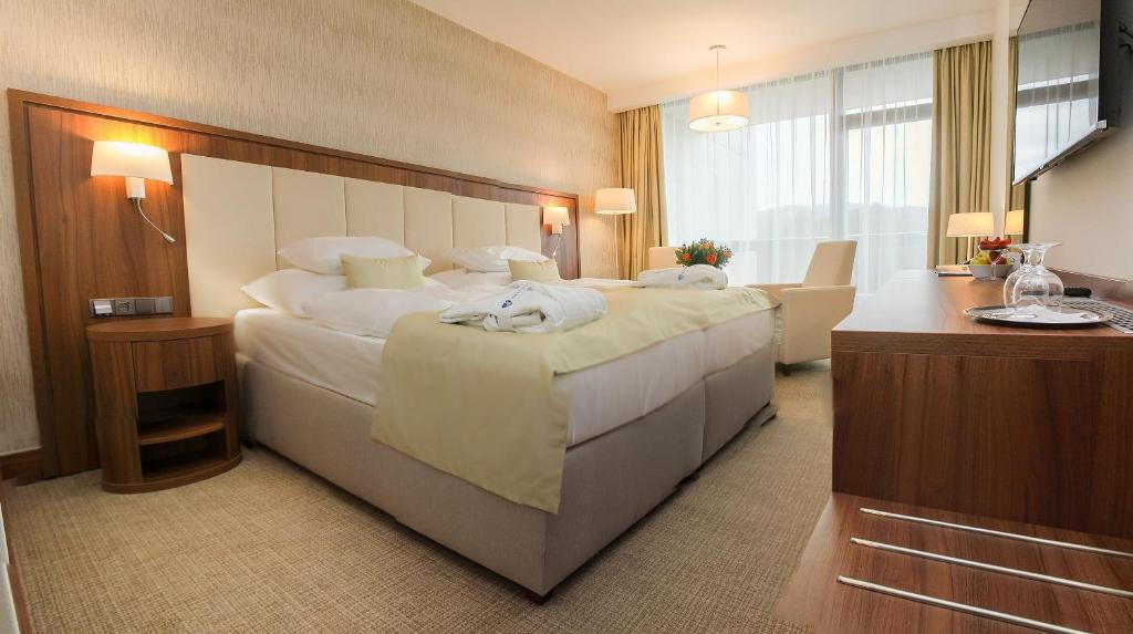 Двухместный (Двухместный номер «Премиум Плюс» с 1 кроватью (крыло Esplanade)) отеля Danubius Health Spa Resort Esplanade, Пьештяни