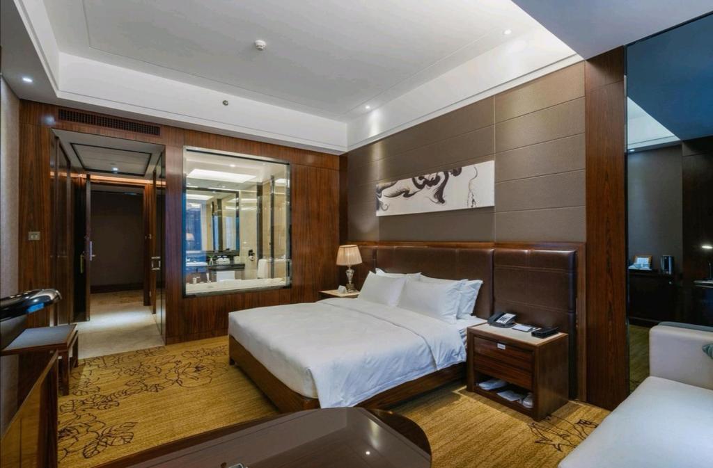 Двухместный (Номер Делюкс с кроватью размера «king-size») отеля Honder International Hotel, Гуанчжоу