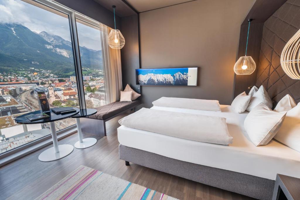 Двухместный (Классический двухместный номер с 1 кроватью) отеля aDLERS Hotel Innsbruck, Инсбрук