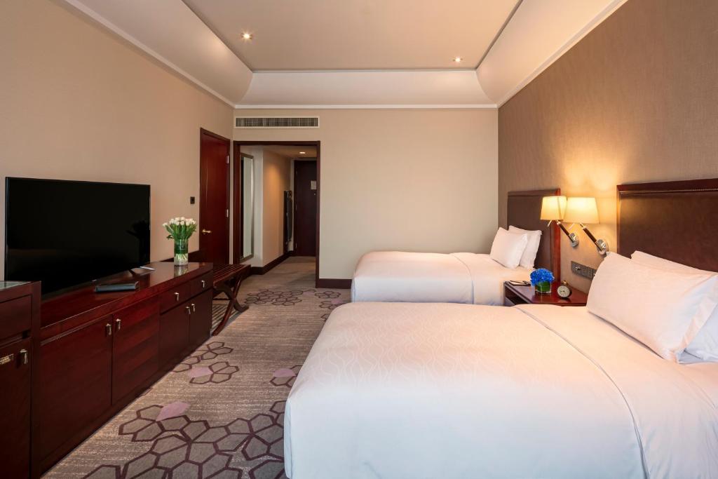 Двухместный (Двухместный номер Делюкс с 2 отдельными кроватями) отеля Jin Jiang International Hotel Xi'an, Сиань