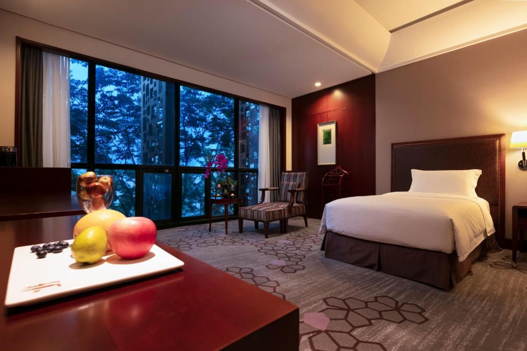 Двухместный (Двухместный номер Делюкс с 1 кроватью) отеля Jin Jiang International Hotel Xi'an, Сиань