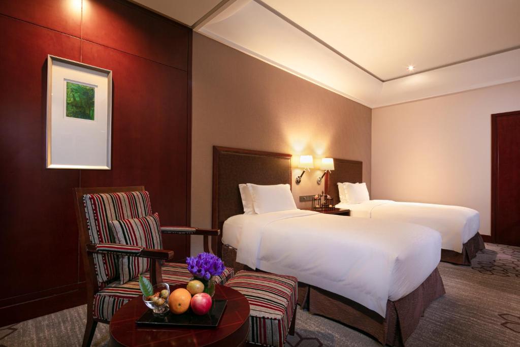 Двухместный (Двухместный номер «Гранд» Делюкс с 2 отдельными кроватями) отеля Jin Jiang International Hotel Xi'an, Сиань