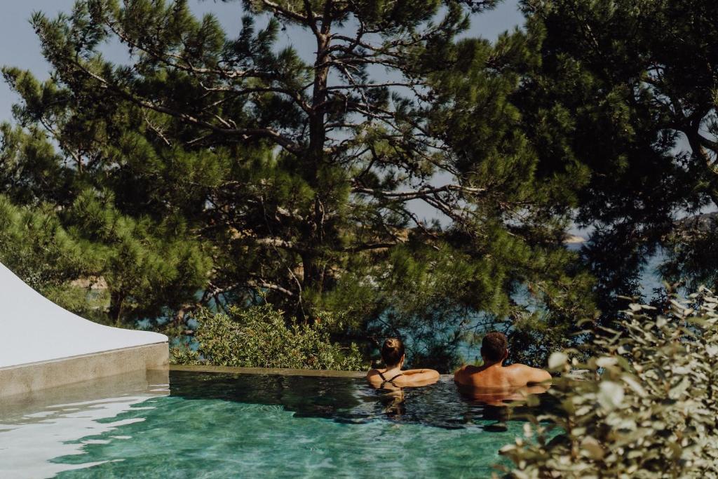 Семейный (Семейный мезонет с 2 спальнями и собственным бассейном) отеля Minos Beach Art Hotel, Айос-Николаос (Крит), Крит