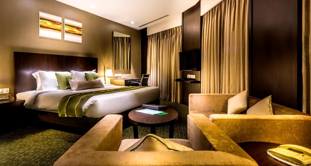 Двухместный (Двухместный номер Делюкс с 1 кроватью) отеля Rodas An Ecotel Hotel, Мумбай