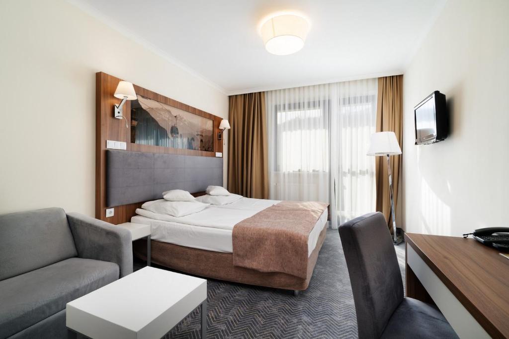 Двухместный (Улучшенный двухместный номер с 1 кроватью) отеля Pegaz, Крыница