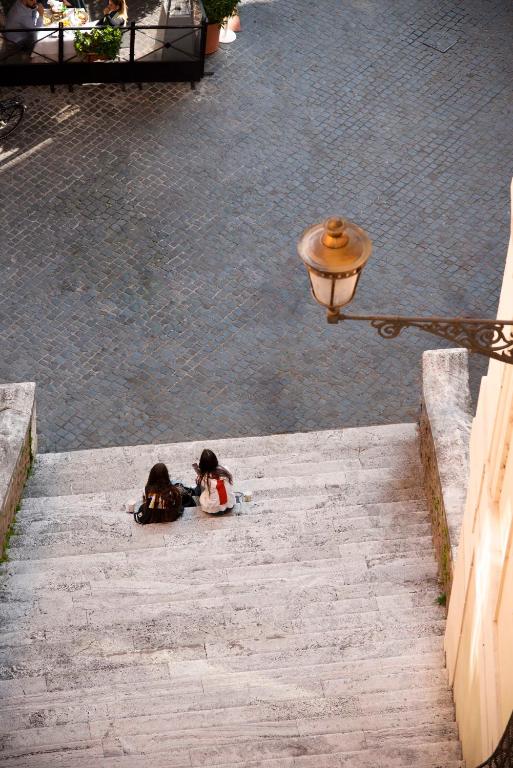 Двухместный (Двухместный номер Делюкс с 1 кроватью и террасой) отеля Hotel Scalinata Di Spagna, Рим