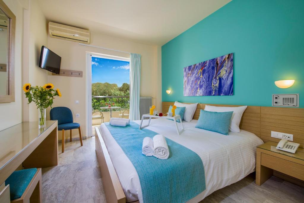 Двухместный (Двухместный номер с 1 кроватью или 2 отдельными кроватями) апарт-отеля Kedrissos Hotel, Ханья
