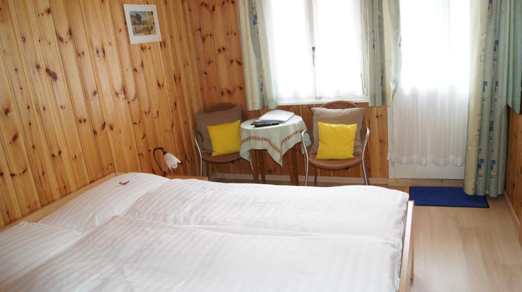 Двухместный (Бюджетный двухместный номер с 1 кроватью) отеля Hotel Alpina, Церматт