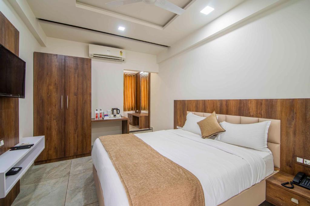 Двухместный (Бюджетный двухместный номер с 1 кроватью) отеля Hotel City Inn, Гандинагар