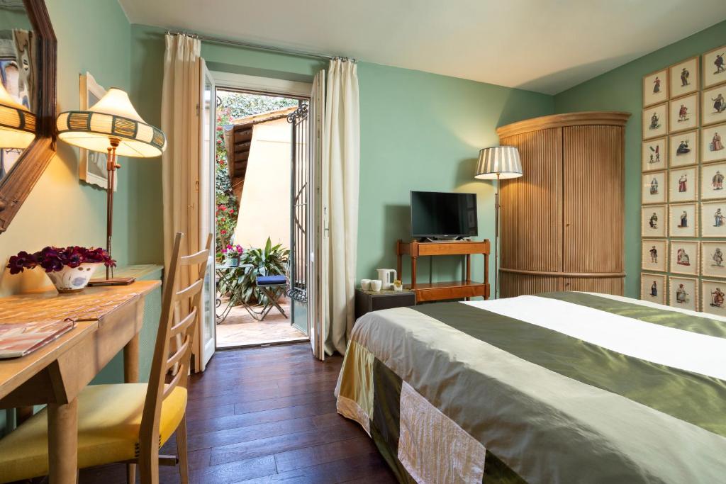 Двухместный (Двухместный номер с 1 кроватью или 2 отдельными кроватями) отеля Buonanotte Garibaldi, Рим