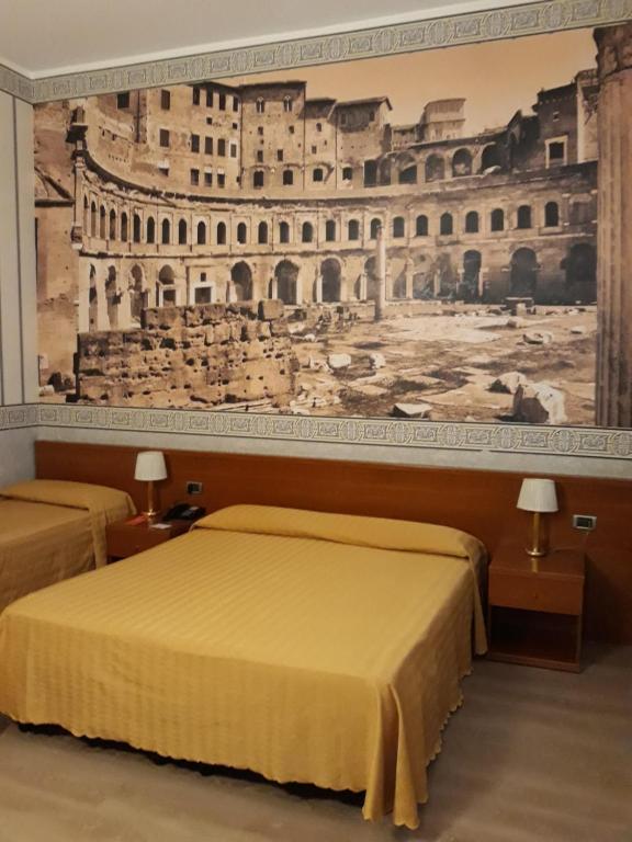 Трехместный (Стандартный трехместный номер) отеля Green Park Hotel Pamphili, Рим