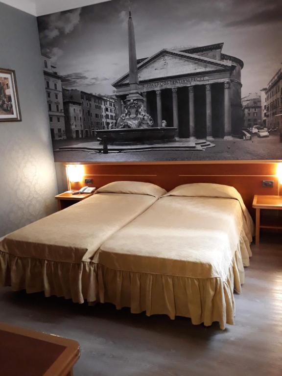 Двухместный (Улучшенный двухместный номер с 1 кроватью или 2 отдельными кроватями) отеля Green Park Hotel Pamphili, Рим