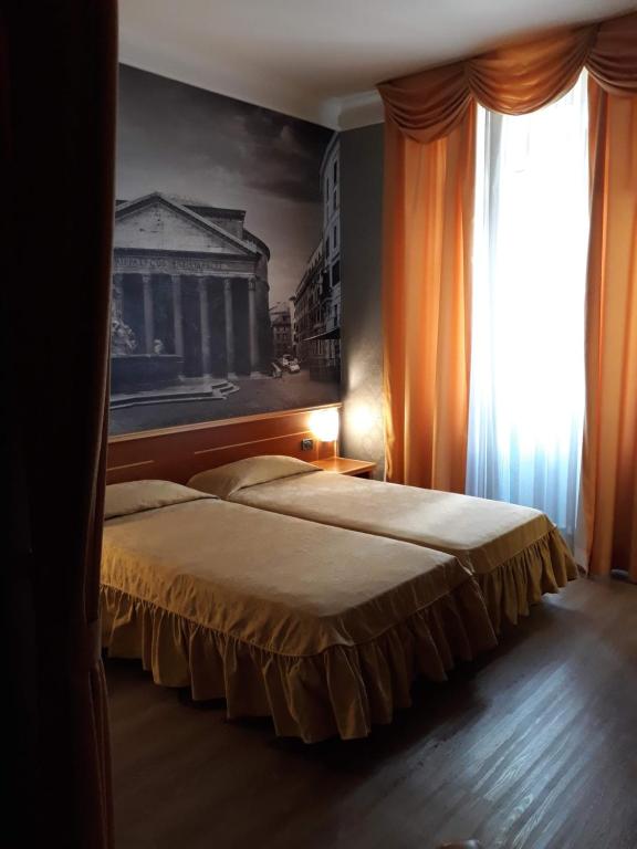 Двухместный (Двухместный номер эконом-класса с 1 кроватью или 2 отдельными кроватями) отеля Green Park Hotel Pamphili, Рим