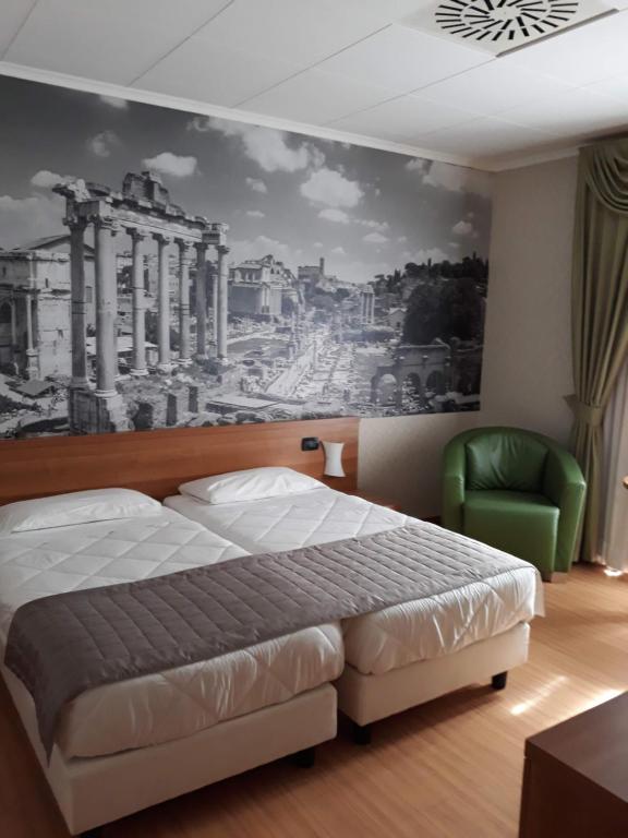 Двухместный (Двухместный номер Делюкс с 1 кроватью) отеля Green Park Hotel Pamphili, Рим