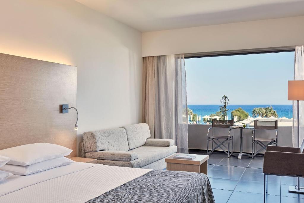 Двухместный (Двухместный номер с 1 кроватью с видом на море) отеля Atlantica Carda Beach, Кос