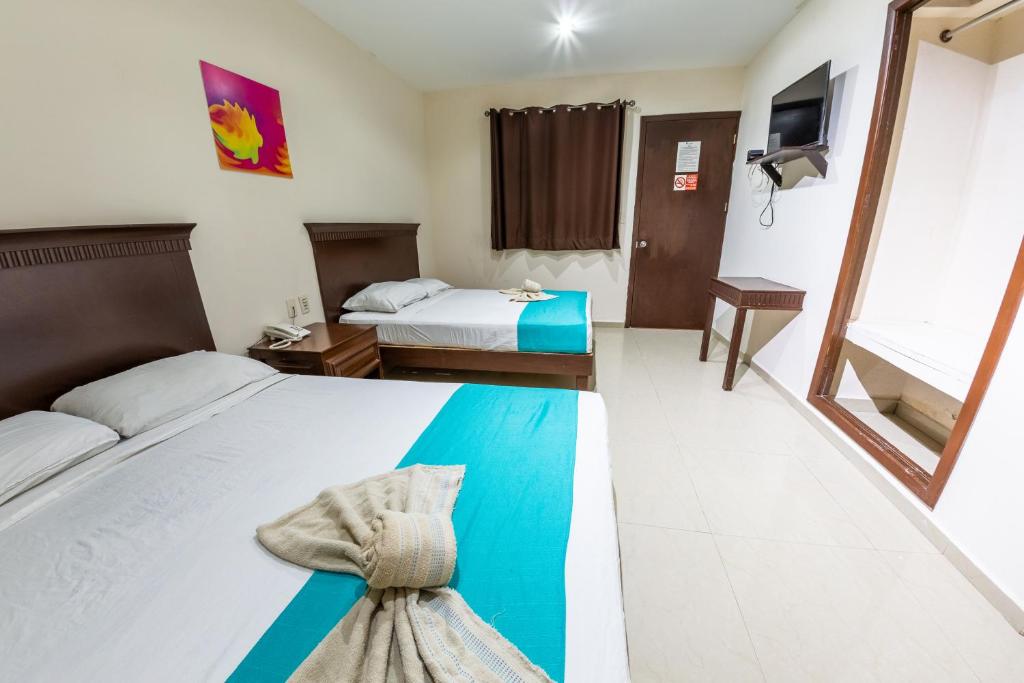 Двухместный (Двухместный номер с 2 отдельными кроватями) отеля Hotel Villamar, Веракрус