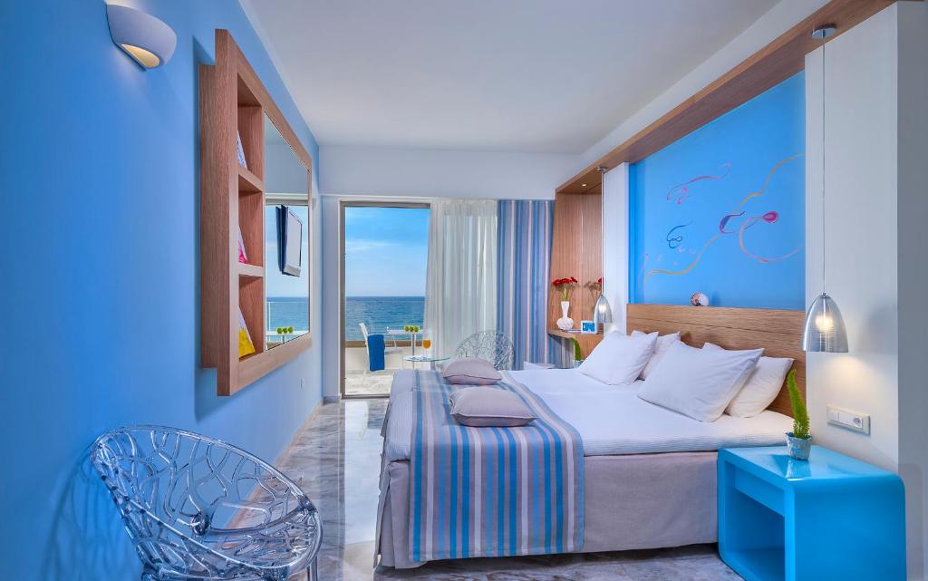 Студио (Номер-студио с видом на море) апарт-отеля Ilios Beach Hotel Apartments, Ретимно, Крит