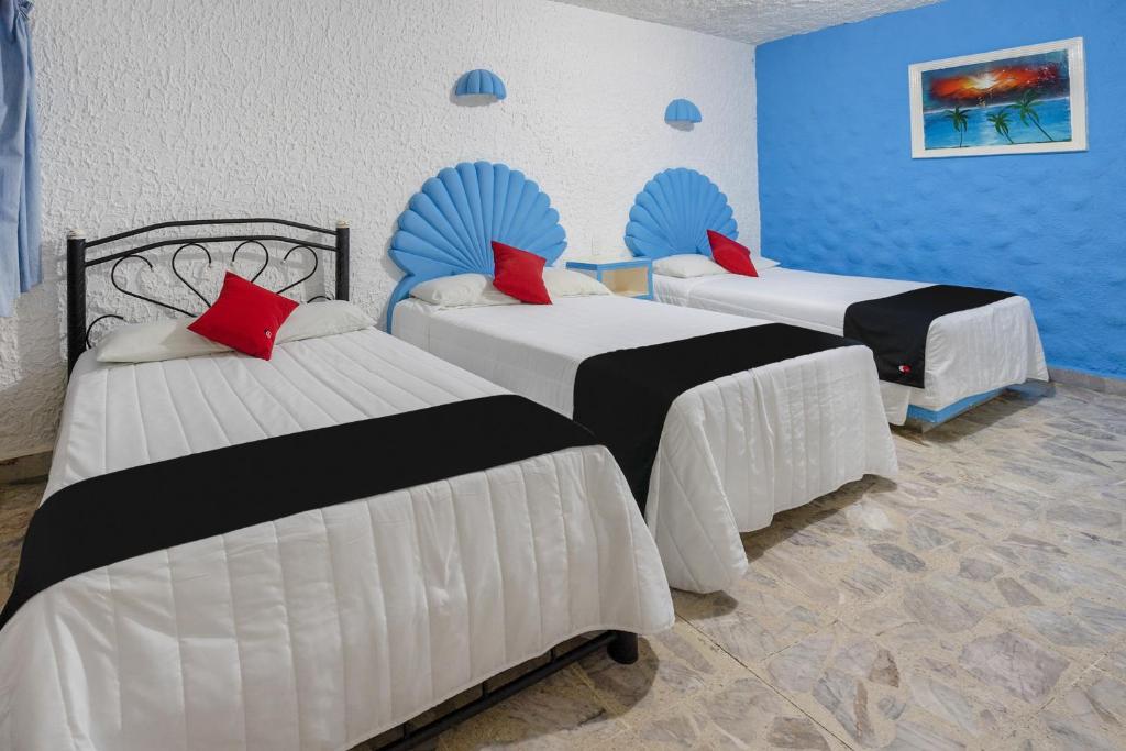 Семейный (Стандартный семейный номер) отеля Hotel Pacific Paradise, Акапулько-де-Хуарес