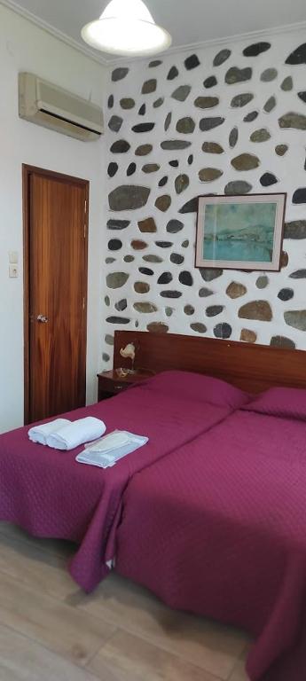 Двухместный (Двухместный номер с 2 отдельными кроватями и балконом) отеля Porto Lesvos hotel, Митилини