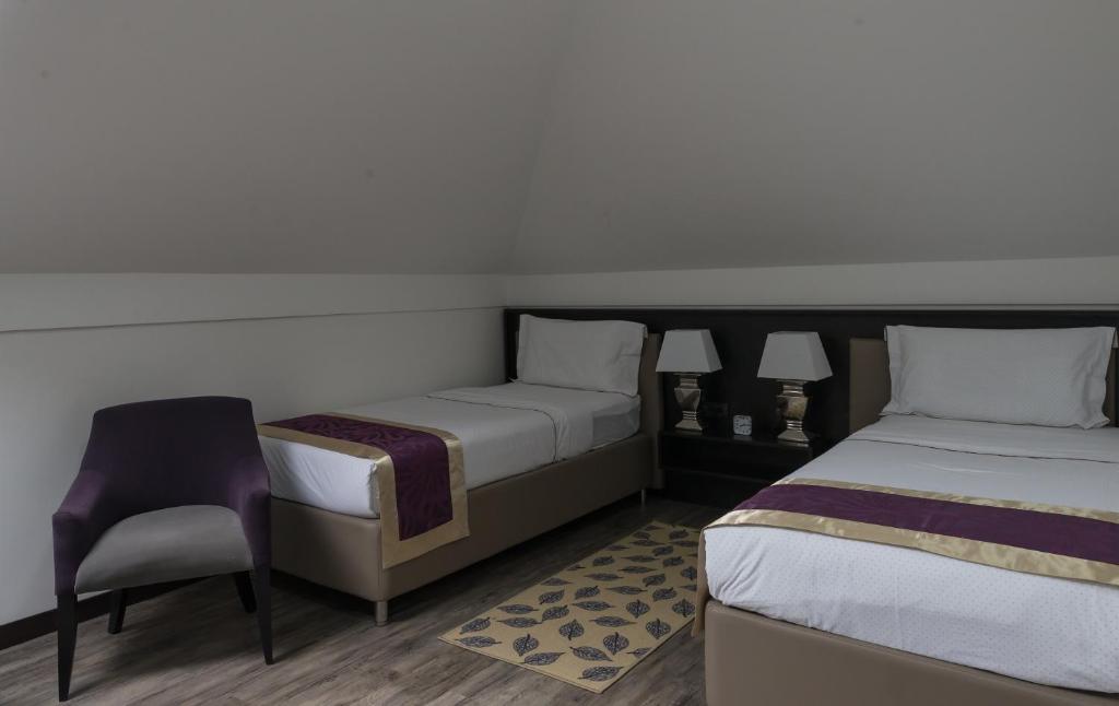 Двухместный (Двухместный номер с 2 отдельными кроватями) отеля Hotel Alibi Sabac, Шабац
