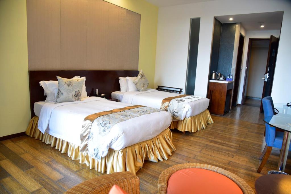 Двухместный (Двухместный номер с 2 отдельными кроватями) отеля Sanya Serenity Coast Marina Hotel, Санья