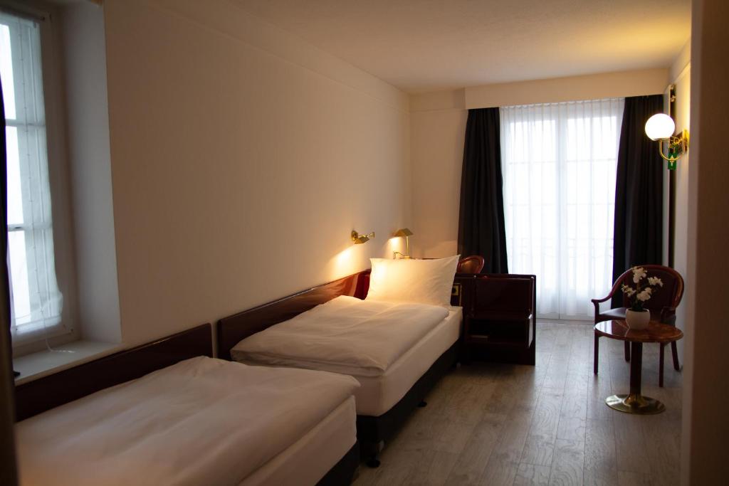 Двухместный (Двухместный номер с 2 отдельными кроватями) отеля Swiss Dreams Hotel Gallo, Санкт-Галлен