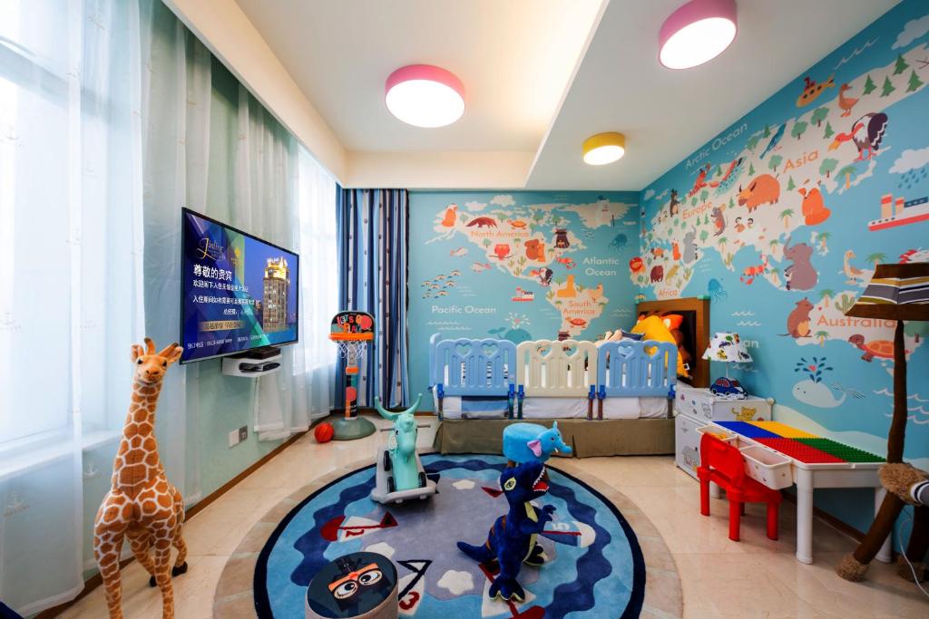 Семейный (Family Room with Cartoon Theme) отеля Jinling Hotel Wuxi, Уси