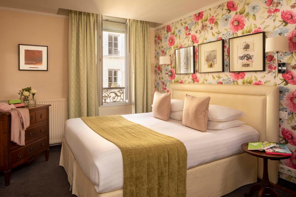 Двухместный (Стандартный двухместный номер с 1 кроватью или 2 отдельными кроватями) отеля Hotel Relais Bosquet, Париж