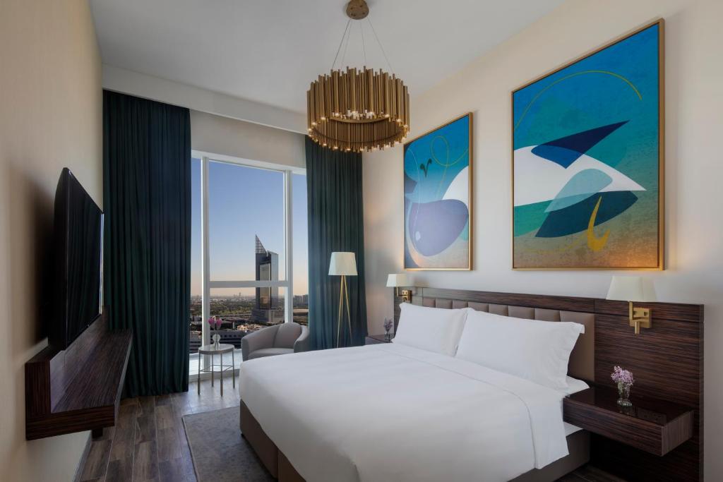 Апартаменты (Апартаменты с 1 спальней) апарт-отеля Avani Palm View Dubai Hotel & Suites, Дубай