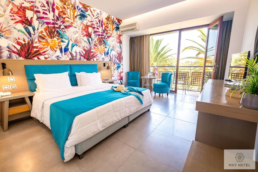 Двухместный (Стандартный двухместный номер с 1 кроватью) отеля May Beach Hotel, Ретимно, Крит