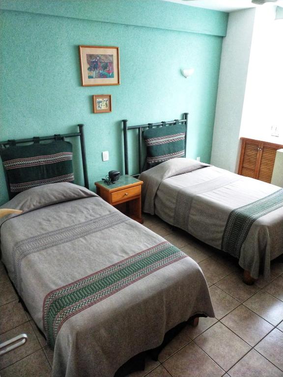 Двухместный (Номер с 2 отдельными кроватями (для 2 взрослых)) гостевого дома Posada de los Angeles, Оахака-де-Хуарес