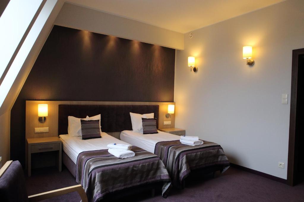 Двухместный (Двухместный номер «Комфорт» с 2 отдельными кроватями) отеля Hotel Centrum Malbork, Мальборк