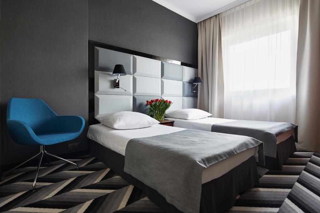 Одноместный (Двухместный номер «Комфорт» с 1 кроватью для одноместного размещения) отеля Hotel Apis, Краков