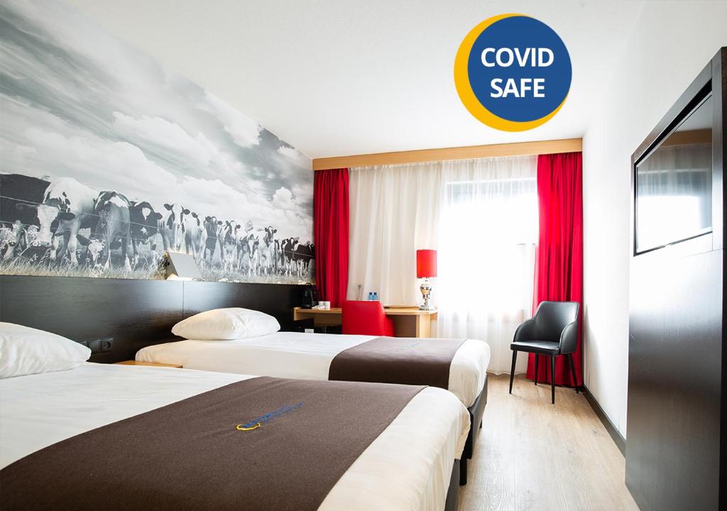 Двухместный (Двухместный номер «Комфорт» с 2 отдельными кроватями) отеля Bastion Hotel Zoetermeer, Гаага