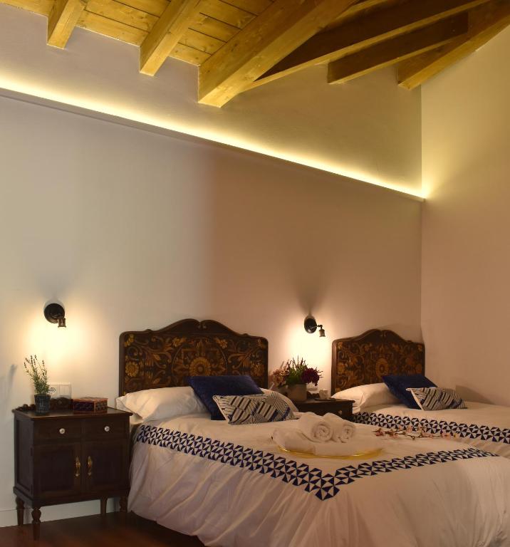 Двухместный (Двухместный номер с 2 отдельными кроватями и балконом) загородного отеля Gandarela Turismo Rural, Виго