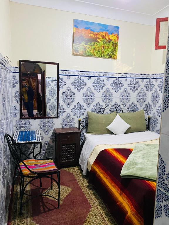 Двухместный (Двухместный номер с 1 кроватью или 2 отдельными кроватями и собственной ванной комнатой) отеля Hôtel Dar Youssef, Марракеш