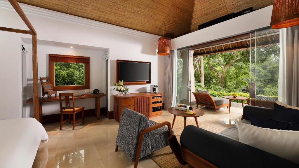 Вилла (Вилла Heavenly с 1 спальней и бассейном — Кровать размера «king-size») курортного отеля Maya Ubud Resort & Spa, Убуд