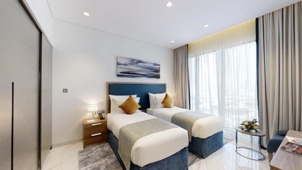 Апартаменты (Апартаменты Делюкс с 2 спальнями), Апарт-отель Suha Mina Rashid Hotel Apartment, Bur Dubai