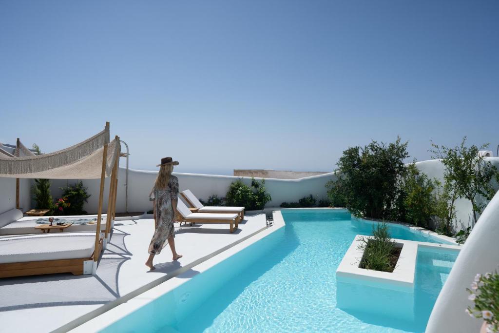 Сьюит (Ekati Suite) виллы Bliss Mansion with sunset view & swimming pool, Пиргос (Эгейские острова)