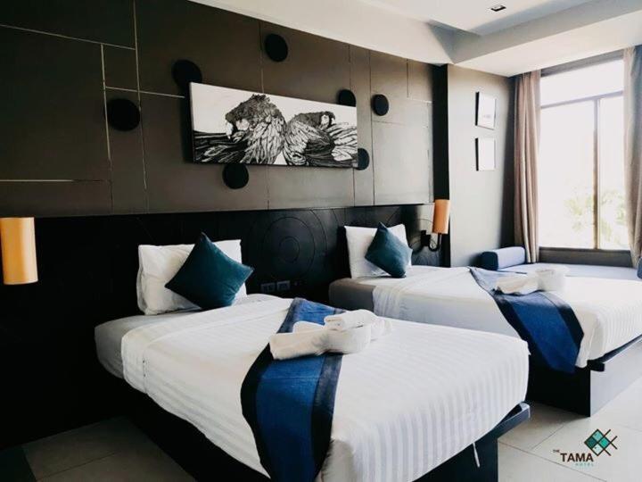 Двухместный (Улучшенный двухместный номер с 2 отдельными кроватями) отеля The Tama, Краби