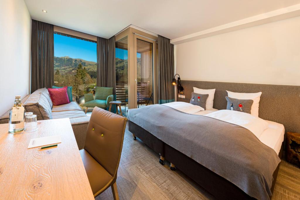 Двухместный (Улучшенный двухместный номер с 1 кроватью) гостевого дома Lifesport Hotel Hechenmoos, Кирхберг